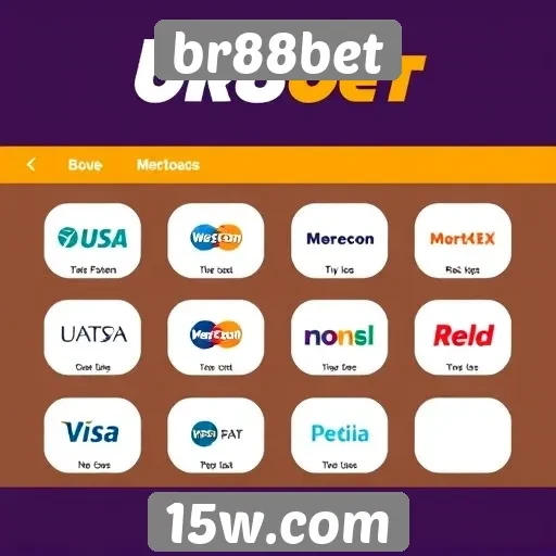Métodos de pagamento disponíveis no br88bet